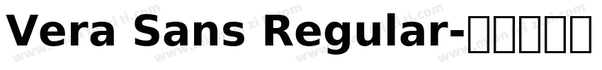 Vera Sans Regular字体转换